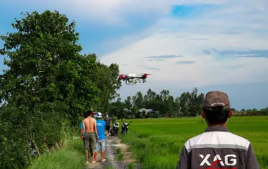 XAG promotes drones in Vietnam to promote rice farming while cutting fertilizer use